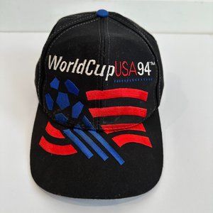 Vintage 1994 World Cup USA Adidas Soccer Snapback Hat
